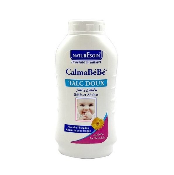 CALMABéBé Talc Doux 100g - Bébé et Adulte - au Calendula