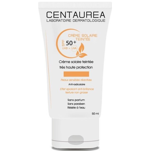 Centaurea Creme Solaire Teinte Claire spf50+ 50ml