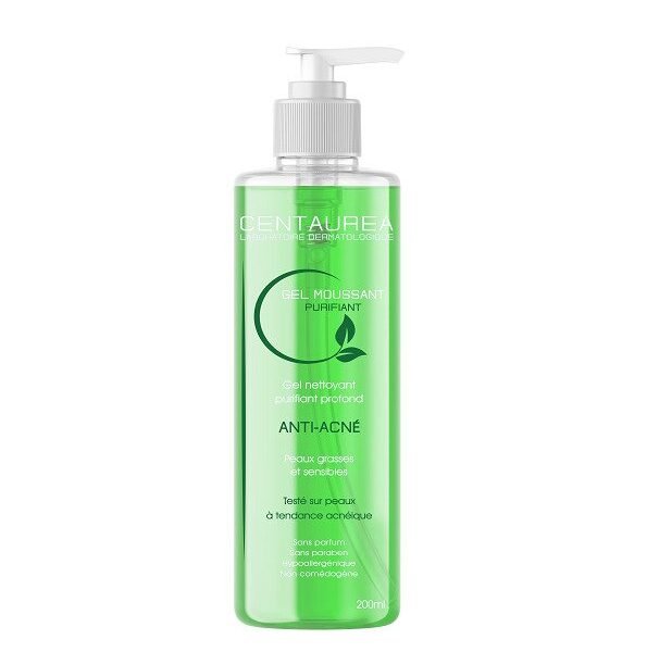 Centaurea Gel Moussant Purifiant Anti Acne 200ml