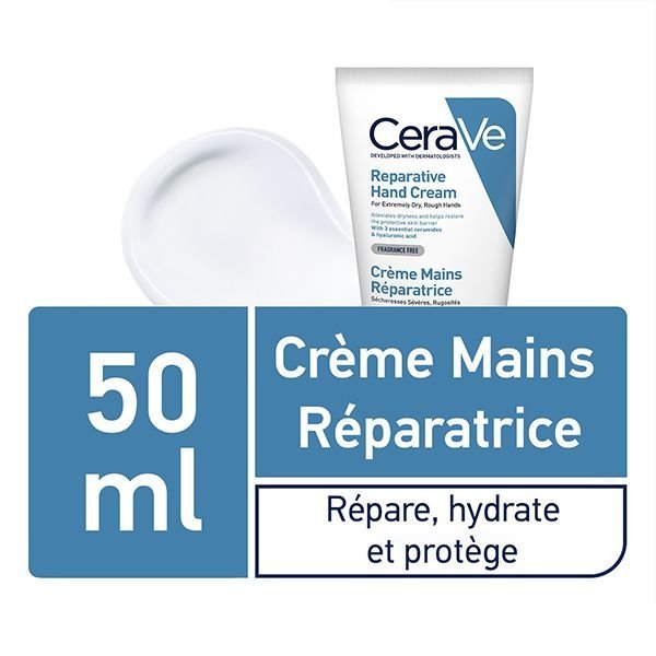cerave-creme-reparatrice-mains-seches-et-abimees-50ml-1_optimized-1.jpg CeraVe Crème Réparatrice Mains Sèches et Abîmées | 50ml – Image 1