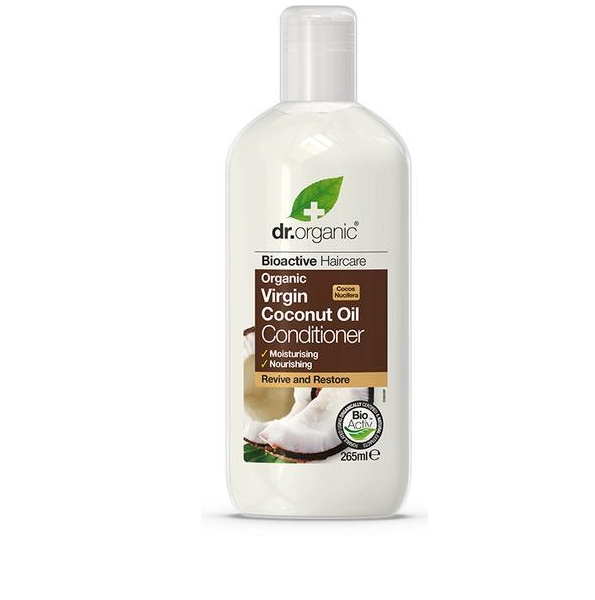 Dr Organic Après-Shampoing à l’Huile de Noix de Coco Vierge 265Ml