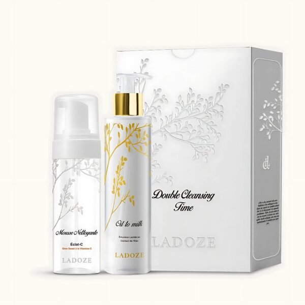 Ladoze Double cleansing time Coffert " oil to milk 200ml+Mousse 150ml"