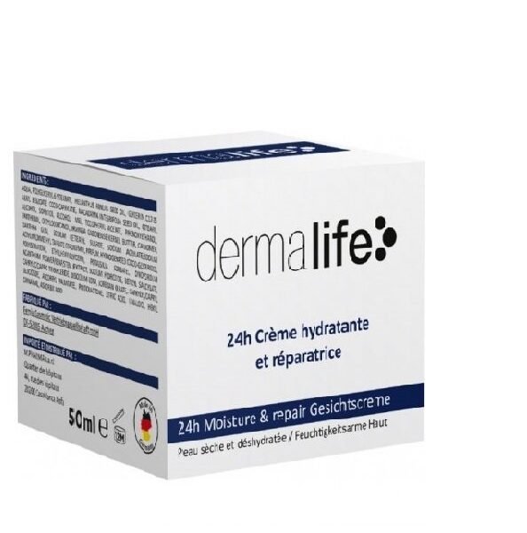 Dermalife crème hydratant & réparatrice 24h 50ml