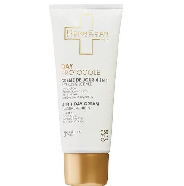 DERMEDEN CRÈME DE JOUR 4 EN 1 PEAUX SÈCHES 50ML
