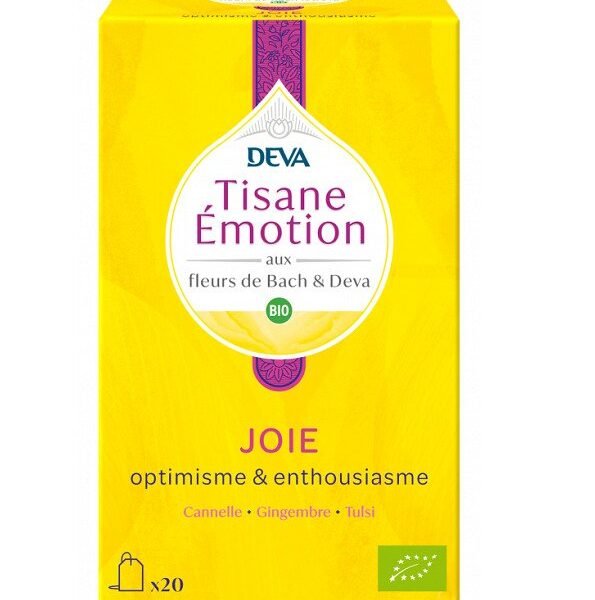 DEVA Tisane Emotion Joie Optimisme & Enthousiasme 20 Sachets