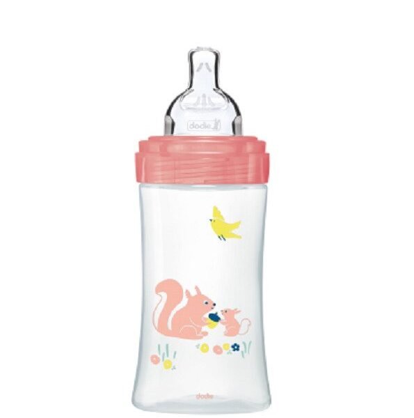 Dodie Biberon senstation+ Tétine plate 270ml 0-6m jardin