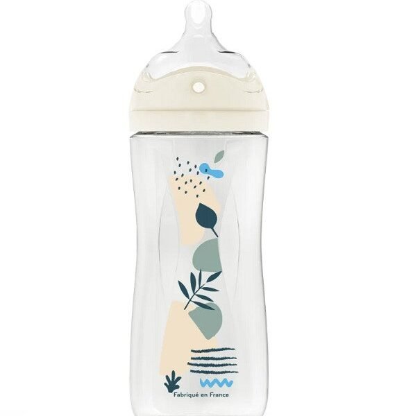 DODIE Biberon Anti-Colique Débit 2 Bleu 6 mois et plus 330ml