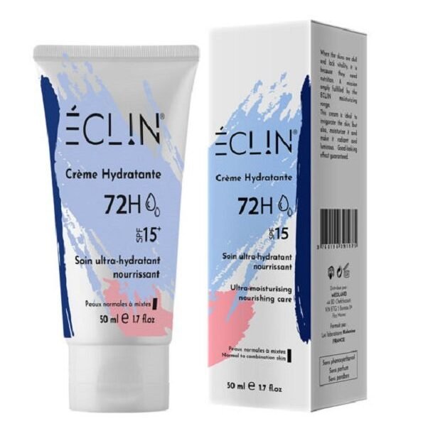 ECLIN CREME HYDRATANTE 72 H SPF 15 PEAU SECHE