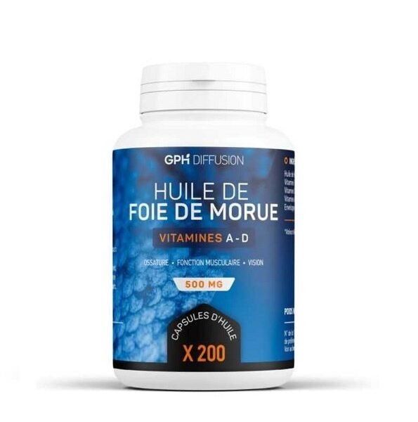Gph Diffusion Huile de Foie de Morue - 200 Capsules
