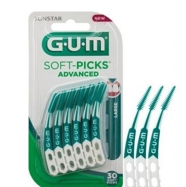 Gum Soft Picks Advanced Large 30 Pièces 651