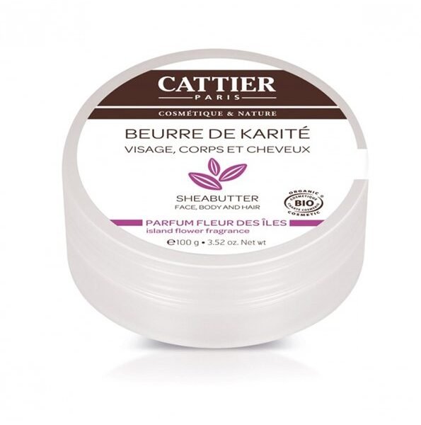 Cattier Beurre de karite Fleur des iles 100g