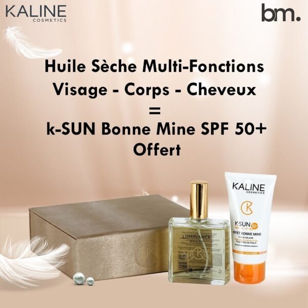 KALINE COFFRET LUMINANCE HUILE 100ML+ECRAN BONNE MINE 50ML