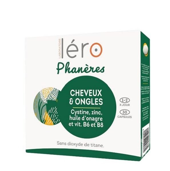Léro Phanères Ongles Cassants & Chute de Cheveux - 30 Capsules