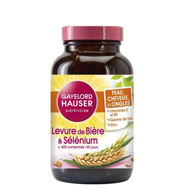 Gayelord Hauser Levure de Bière & Sélénium - 400 Comprimès