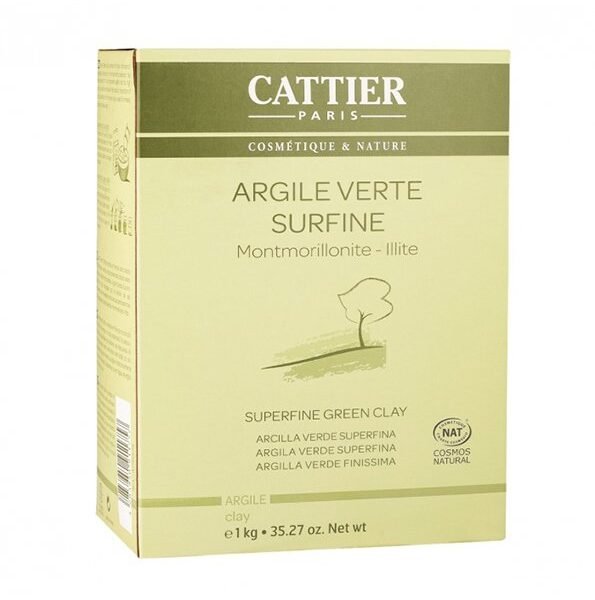 Cattier Argile verte Surfine 1kg