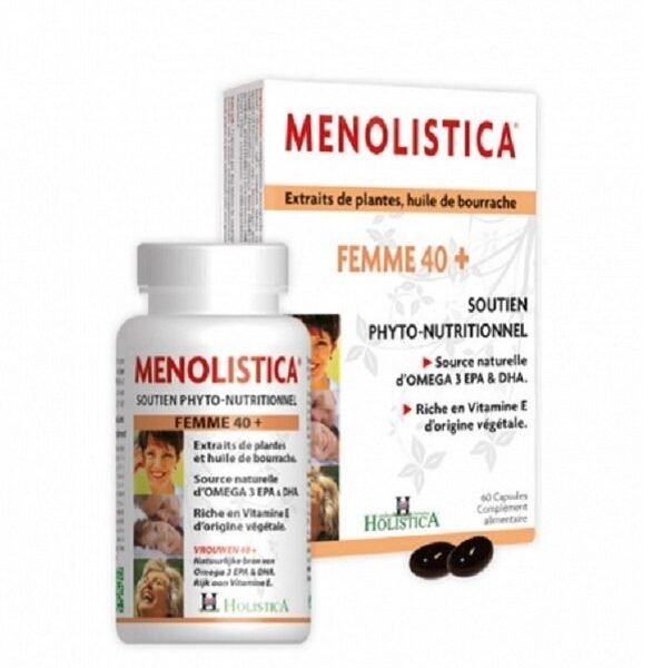 MENOLISTICA FEMME 40+ SOUTIEN -NUTRITIONNEL 60 CAPSULES