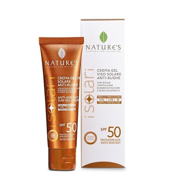Natures Isolari Gel Creme Visage Anti-age Spf50 50ml