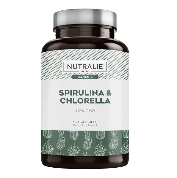 NUTRALIE SPIRULINE & CHLORELLA 180 GÉLULES