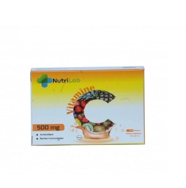 NUTRILAB VITAMINE C 500 MG - 30GÉLULES