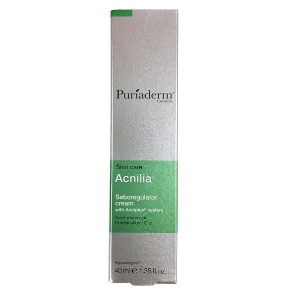 Puriaderm Acnilia crème seboregulatrice 40ml