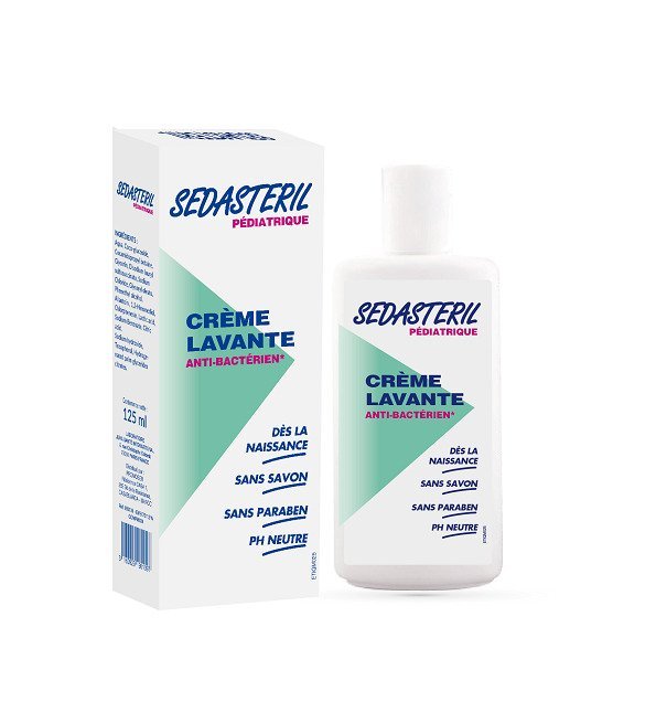sedasteril-pediatrics.jpg SEDASTERIL PEDIATRIQUE CREME LAVANTE ANTI-BACTERIEN 250ML – Image 1