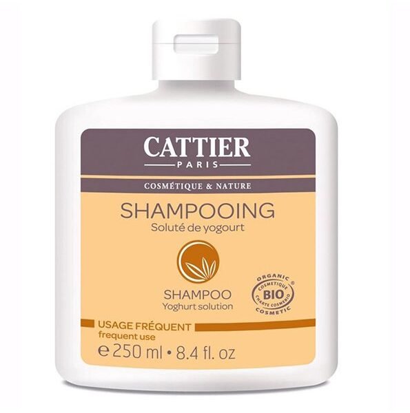 Cattier Shampooing Solute de yogourt Usage frequent 250ml