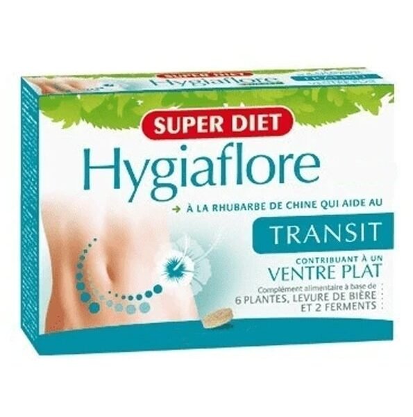 Super Diet Hygiaflore Transit Ventre Plat - 15 Comprimés