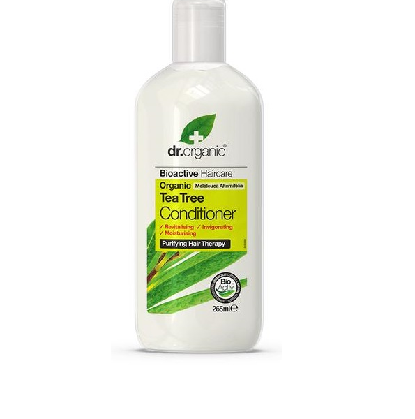 Dr Organic Après-shampoing Tea Tree 265Ml