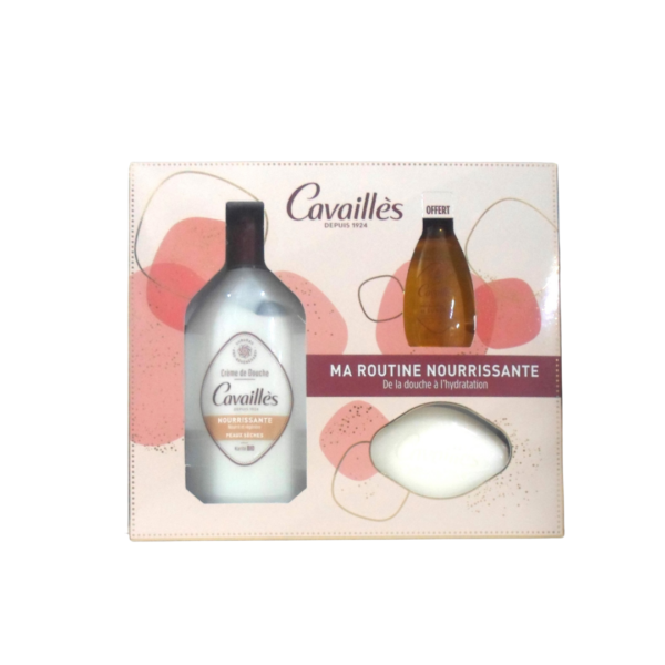 Roge Cavailles Coffret Nourissant Creme Douche + Savon Nourissant + Huile Surgras t