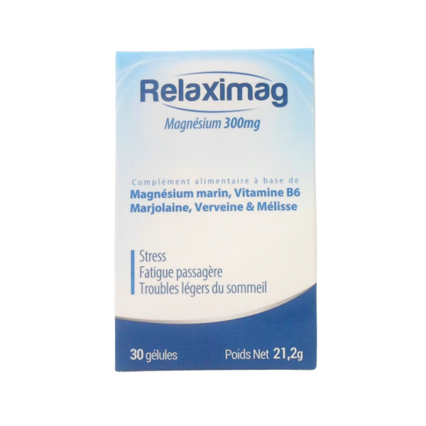Relaximag Magnesium 300mg 30 Gelules