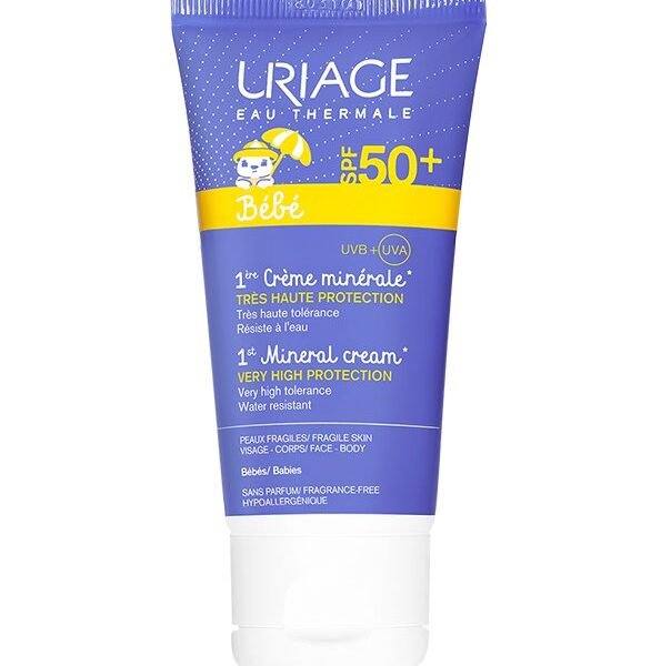 Uriage bébé 1er creme mineral spf50+ 50ml