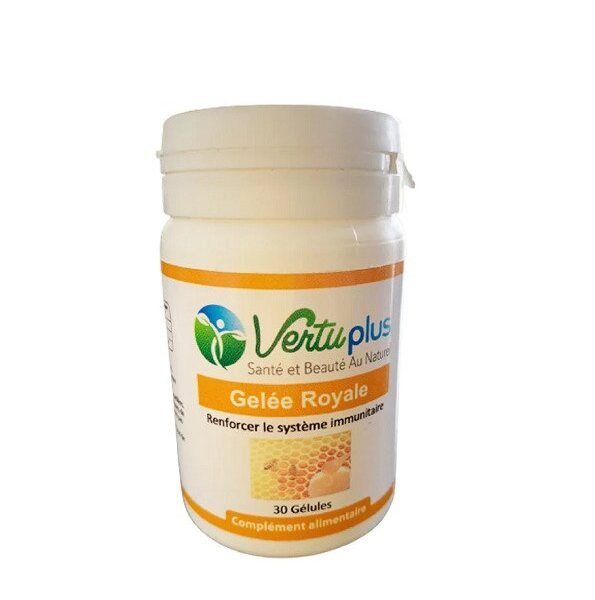 VERTU PLUS GELLE ROYALE POLLEN 30 GELULES