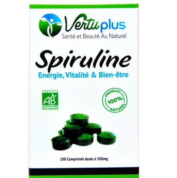 Vertu Plus Spiruline 200 Comprimés