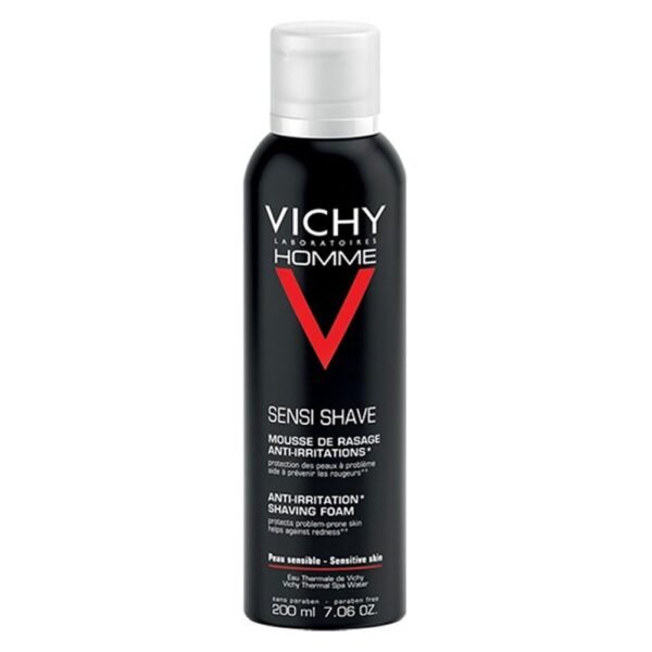 Vichy Homme Mousse à Raser Anti-Irritations Peau Sensible | 200ml