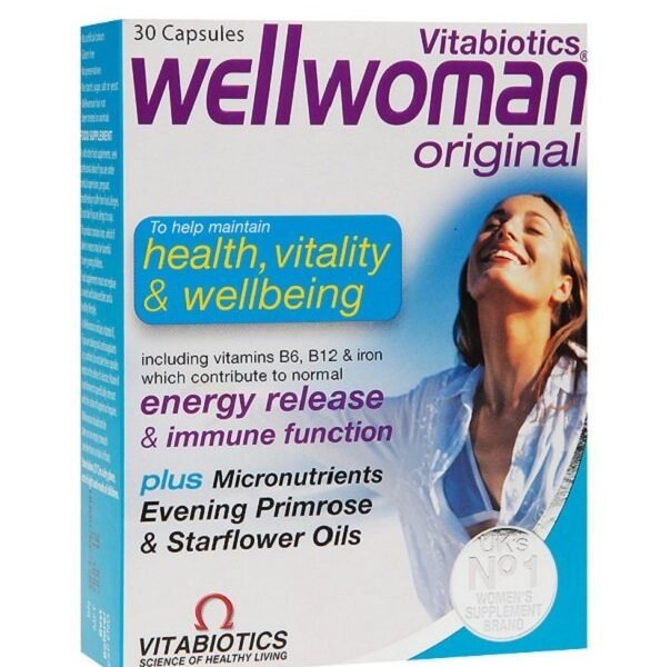 VITABIOTICS WELLWOMAN ZINC ORIGINAL 30 CAPSULES